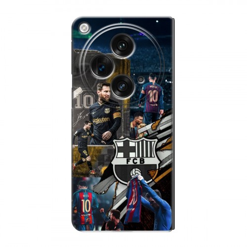 Дизайнерский пластиковый чехол для OPPO Find N3 Messi Barcelona