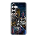 Дизайнерский силиконовый чехол для Samsung Galaxy S24 Messi Barcelona