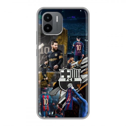 Дизайнерский силиконовый чехол для Xiaomi Redmi A2 Messi Barcelona