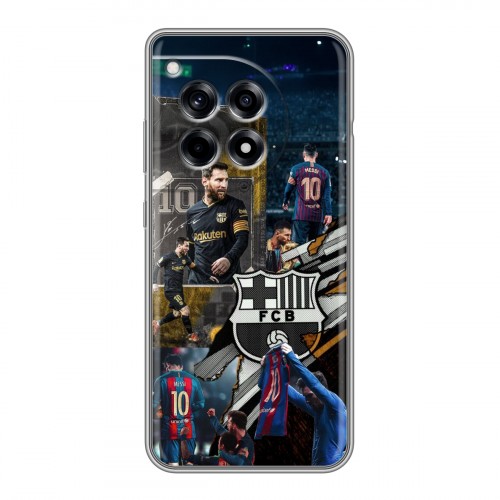 Дизайнерский силиконовый чехол для OnePlus Ace 3 Messi Barcelona