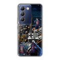 Дизайнерский пластиковый чехол для Vivo V30 Lite Messi Barcelona