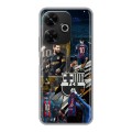 Дизайнерский силиконовый чехол для RedMi 13 4G Messi Barcelona