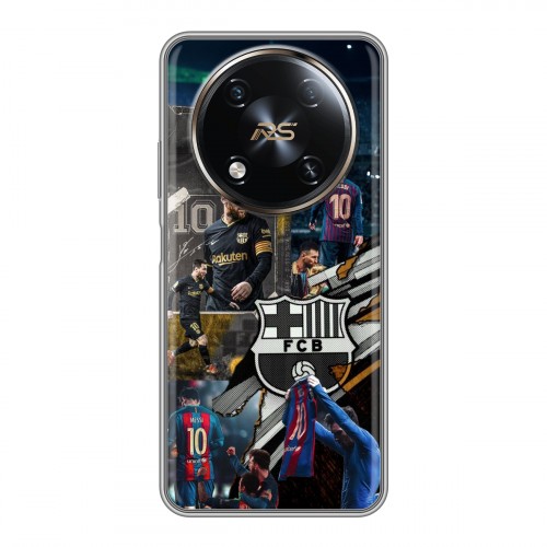 Дизайнерский пластиковый чехол для Itel RS4 Messi Barcelona