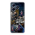 Дизайнерский силиконовый чехол для Realme C63 Messi Barcelona