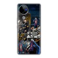 Дизайнерский силиконовый чехол для Vivo V40 5G Messi Barcelona