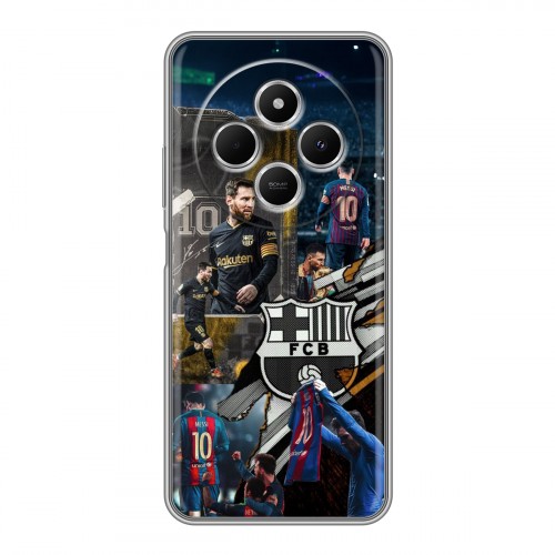 Дизайнерский пластиковый чехол для Redmi 14C Messi Barcelona