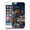 Дизайнерский силиконовый чехол для Iphone 6 Plus/6s Plus Messi Barcelona