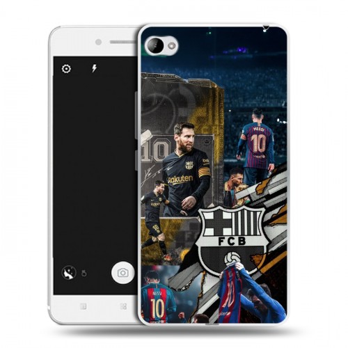 Дизайнерский пластиковый чехол для Lenovo S90 Messi Barcelona