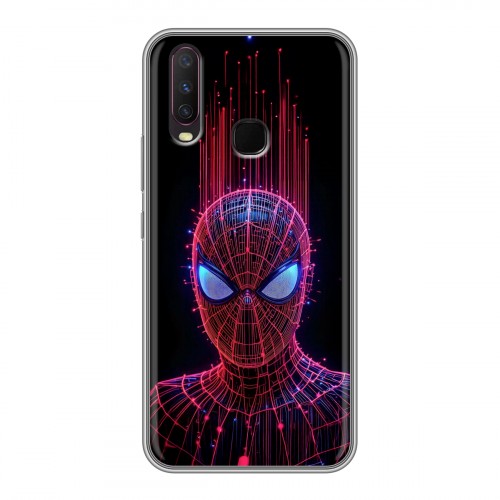 Дизайнерский силиконовый чехол для Vivo Y17 Spiderman Человек паук