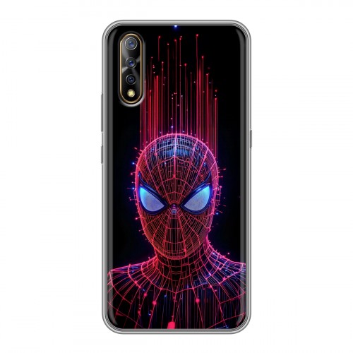 Дизайнерский силиконовый с усиленными углами чехол для Vivo V17 Neo Spiderman Человек паук