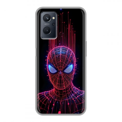 Дизайнерский силиконовый чехол для Realme 9i Spiderman Человек паук