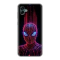 Дизайнерский силиконовый чехол для Samsung Galaxy A04 Spiderman Человек паук