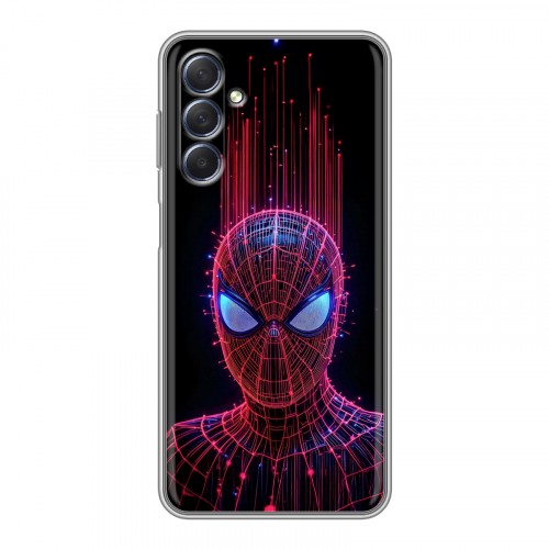 Дизайнерский силиконовый чехол для Samsung Galaxy M54 Spiderman Человек паук