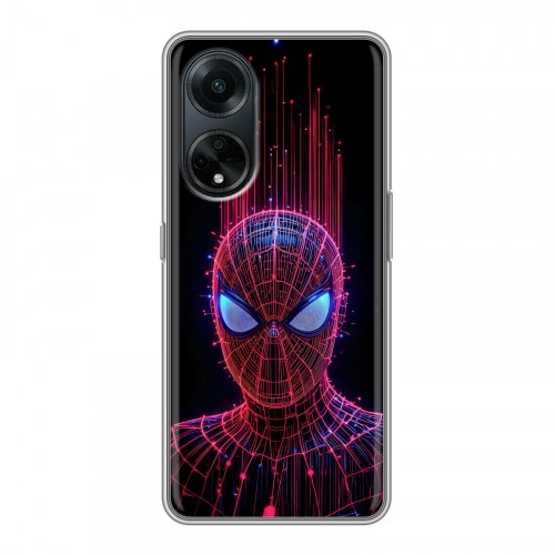 Дизайнерский силиконовый чехол для OPPO A98 Spiderman Человек паук
