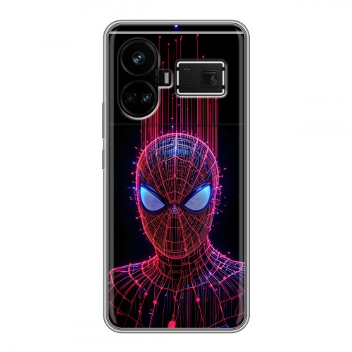 Дизайнерский силиконовый чехол для Realme GT5 Spiderman Человек паук