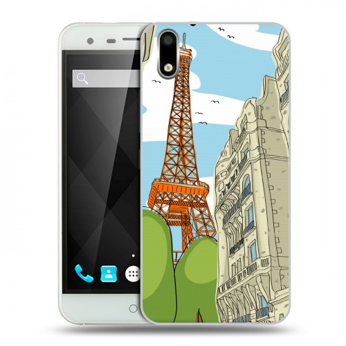 Дизайнерский пластиковый чехол для Ulefone Paris Столичные зарисовки