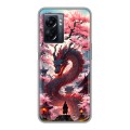 Дизайнерский силиконовый чехол для OPPO A57 5G Дракон Японский