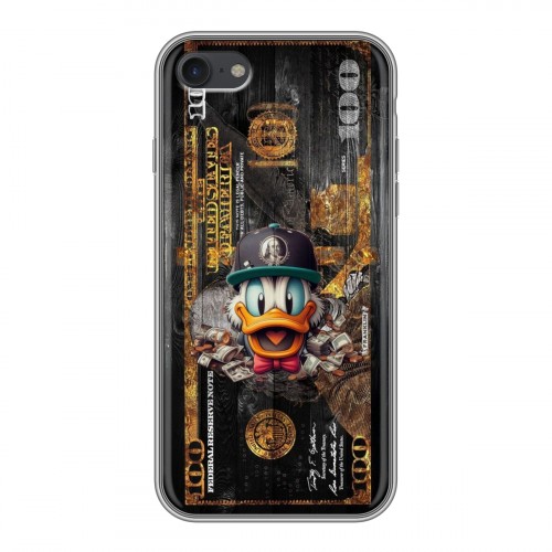 Дизайнерский силиконовый чехол для Iphone 7 Дональд Дак Доллар