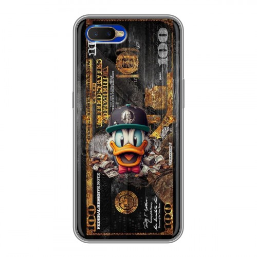 Дизайнерский силиконовый чехол для OPPO RX17 Neo Дональд Дак Доллар