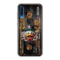 Дизайнерский силиконовый чехол для Samsung Galaxy A50 Дональд Дак Доллар