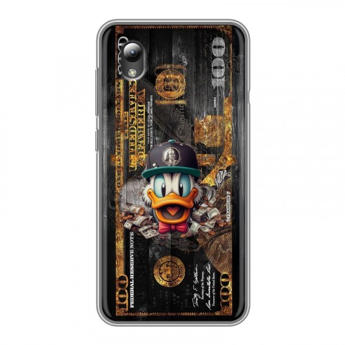 Дизайнерский силиконовый чехол для ZTE Blade A3 (2019) Дональд Дак Доллар