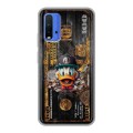 Дизайнерский силиконовый чехол для Xiaomi RedMi 9T Дональд Дак Доллар