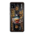 Дизайнерский силиконовый чехол для ZTE Blade A31 Дональд Дак Доллар