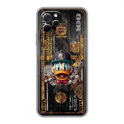 Дизайнерский пластиковый чехол для Huawei Nova Y61 Дональд Дак Доллар