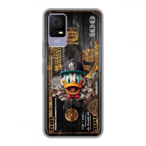 Дизайнерский пластиковый чехол для TCL 405 Дональд Дак Доллар
