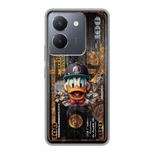 Дизайнерский силиконовый чехол для Vivo Y36 Дональд Дак Доллар