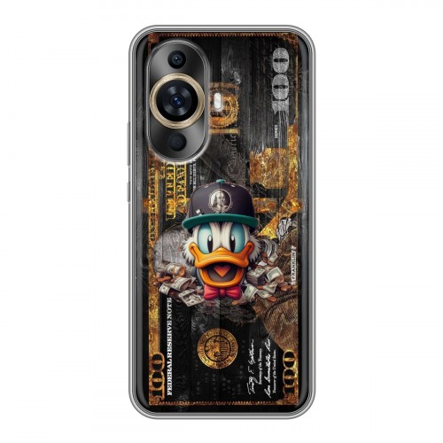 Дизайнерский силиконовый чехол для Huawei Nova 11 Дональд Дак Доллар