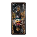 Дизайнерский пластиковый чехол для OPPO A58 4G Дональд Дак Доллар