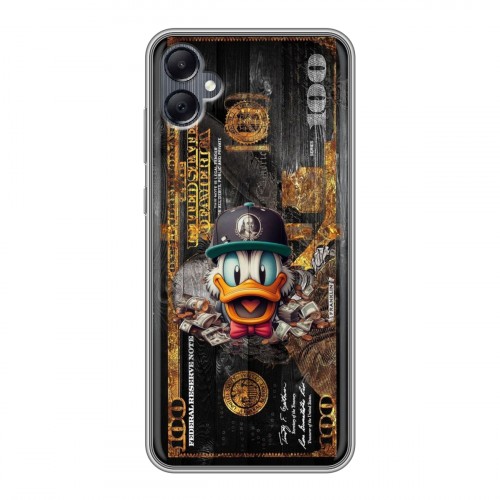 Дизайнерский силиконовый чехол для Samsung Galaxy A05 Дональд Дак Доллар