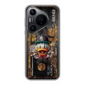 Дизайнерский силиконовый чехол для Huawei Pura 70 Pro Дональд Дак Доллар