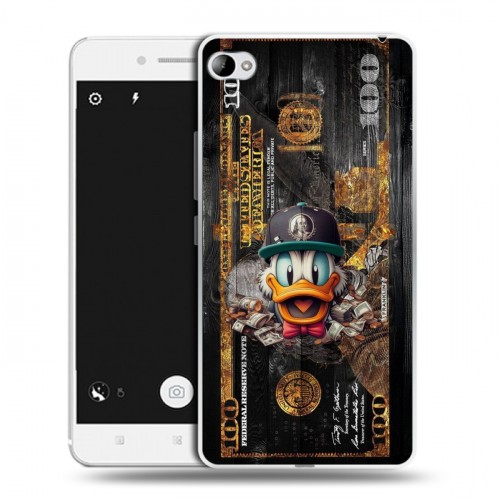 Дизайнерский пластиковый чехол для Lenovo S90 Дональд Дак Доллар