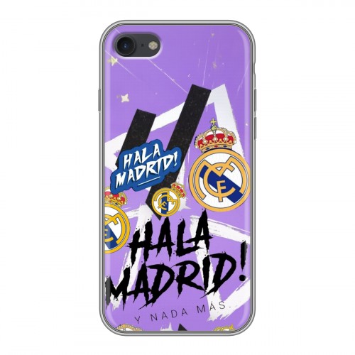 Дизайнерский силиконовый чехол для Iphone 7 Real Madrid Реал Мадрид