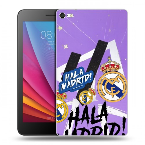 Дизайнерский силиконовый чехол для Huawei MediaPad T2 7.0 Pro Real Madrid Реал Мадрид