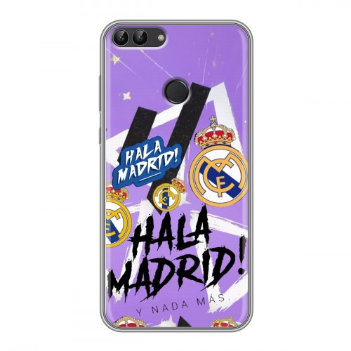 Дизайнерский силиконовый чехол для Huawei P Smart Real Madrid Реал Мадрид