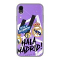 Дизайнерский силиконовый чехол для Iphone Xr Real Madrid Реал Мадрид