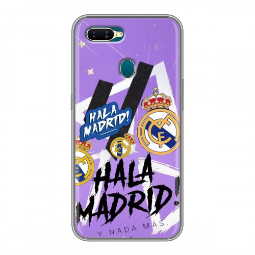 Дизайнерский силиконовый чехол для OPPO AX7 Real Madrid Реал Мадрид