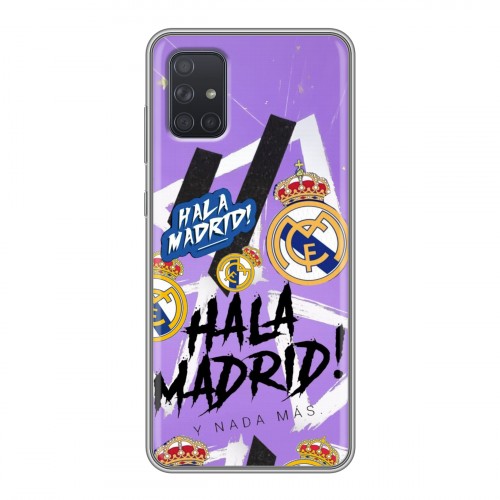 Дизайнерский силиконовый чехол для Samsung Galaxy A71 Real Madrid Реал Мадрид
