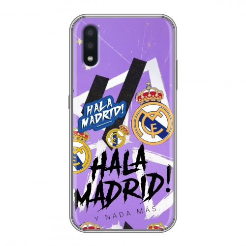 Дизайнерский силиконовый чехол для Samsung Galaxy M01 Real Madrid Реал Мадрид