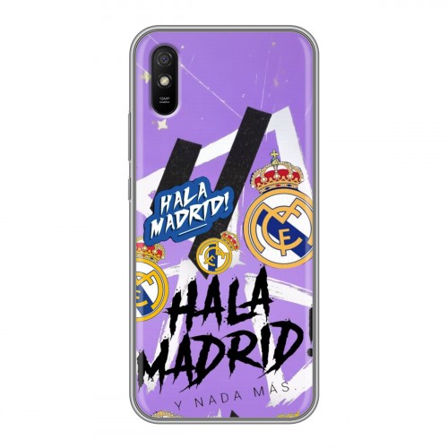 Дизайнерский силиконовый с усиленными углами чехол для Xiaomi RedMi 9A Real Madrid Реал Мадрид