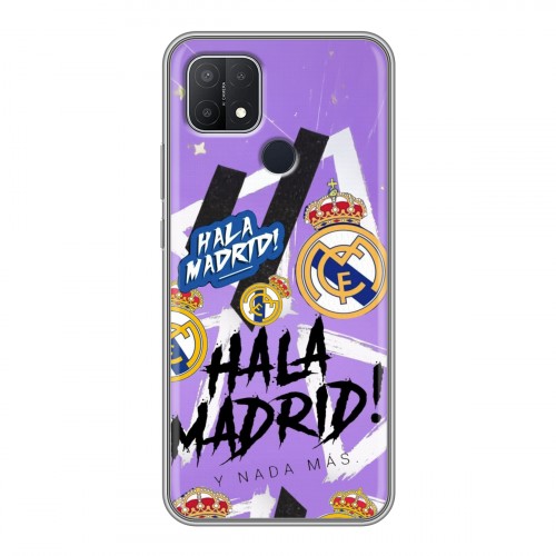 Дизайнерский силиконовый чехол для OPPO A15 Real Madrid Реал Мадрид