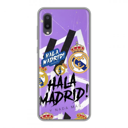 Дизайнерский силиконовый чехол для Samsung Galaxy A02 Real Madrid Реал Мадрид