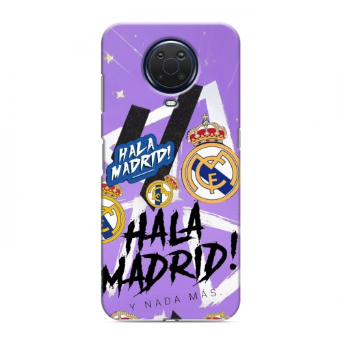 Дизайнерский силиконовый с усиленными углами чехол для Nokia G20 Real Madrid Реал Мадрид