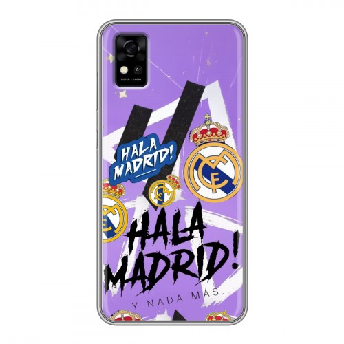 Дизайнерский силиконовый чехол для ZTE Blade A31 Real Madrid Реал Мадрид