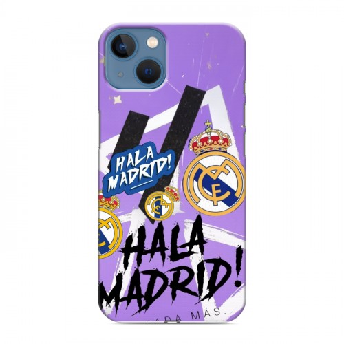 Дизайнерский силиконовый чехол для Iphone 13 Real Madrid Реал Мадрид