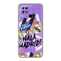 Дизайнерский силиконовый с усиленными углами чехол для Xiaomi Redmi 10C Real Madrid Реал Мадрид