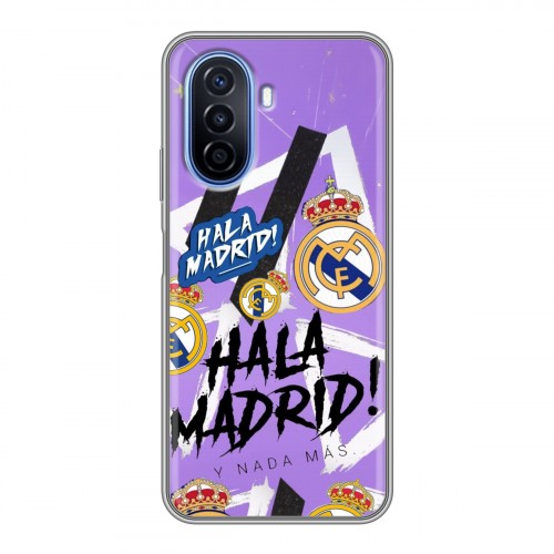 Дизайнерский силиконовый чехол для Huawei Nova Y70 Real Madrid Реал Мадрид